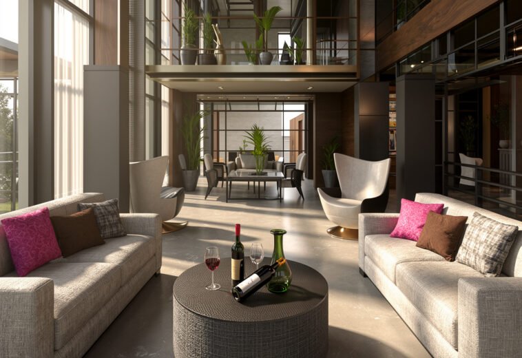 Common space Design at Gulshan 2 Reception Lobby